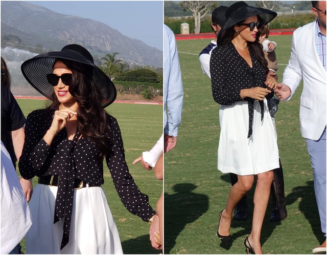 Không kín đáo như chị dâu, Meghan Markle mặc áo blouse cổ điển vẫn phóng khoáng, đáng để học theo! - Ảnh 3. Không kín đáo như chị dâu, Meghan Markle mặc áo blouse cổ điển vẫn phóng khoáng, đáng để học theo! - Ảnh 3.