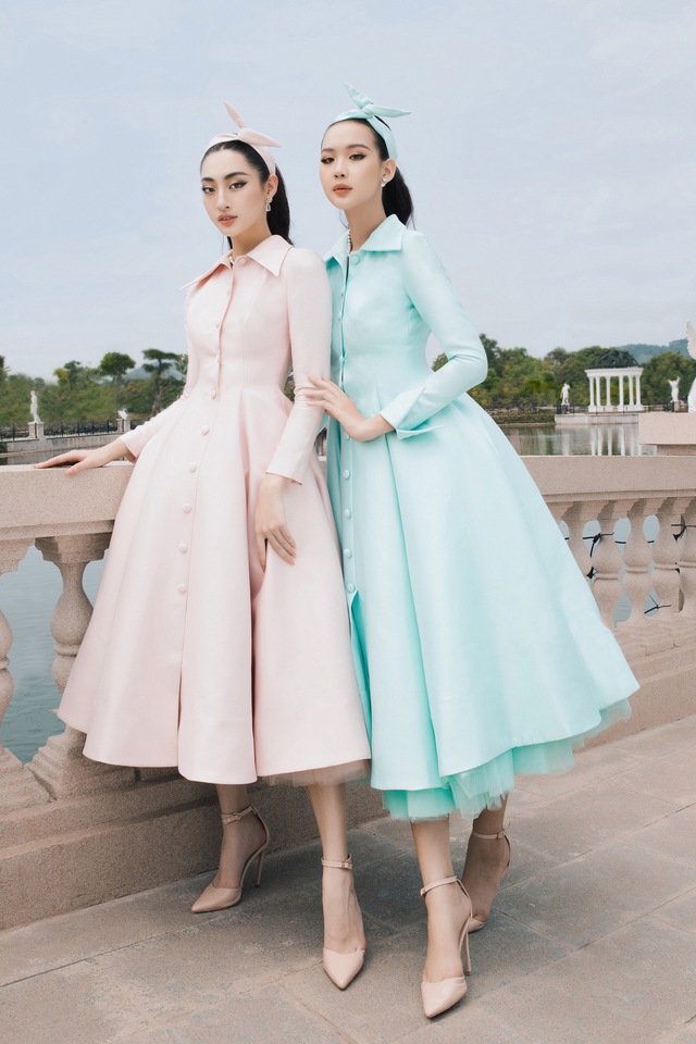 Lương Thùy Linh 1m78 ra sao khi chung khung hình với 'người khổng lồ' 1m85 Lê Nguyễn Bảo Ngọc? - Ảnh 6. Lương Thùy Linh 1m78 ra sao khi chung khung hình với 'người khổng lồ' 1m85 Lê Nguyễn Bảo Ngọc? - Ảnh 6.