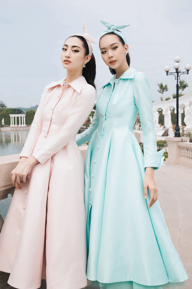 Lương Thùy Linh 1m78 ra sao khi chung khung hình với 'người khổng lồ' 1m85 Lê Nguyễn Bảo Ngọc? - Ảnh 5. Lương Thùy Linh 1m78 ra sao khi chung khung hình với 'người khổng lồ' 1m85 Lê Nguyễn Bảo Ngọc? - Ảnh 5.